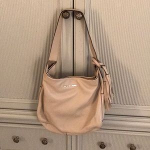 Michael Kors tan leather hobo bag